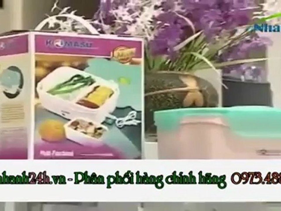 Hộp cơm komasu, hộp cơm điện, Hop com Komasu Nhanh24h.vn (SD)