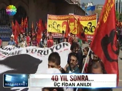 Deniz Gezmiş ve arkadaşları anıldı - 06 mayıs 2012