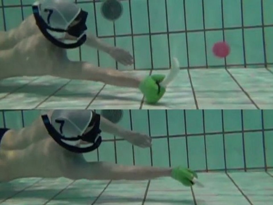 Séance de Shoot Hockey Subaquatique