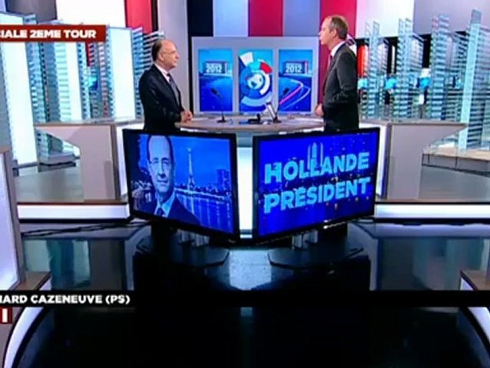 Bernard Cazeneuve ITV LCI le 7 mai 2012