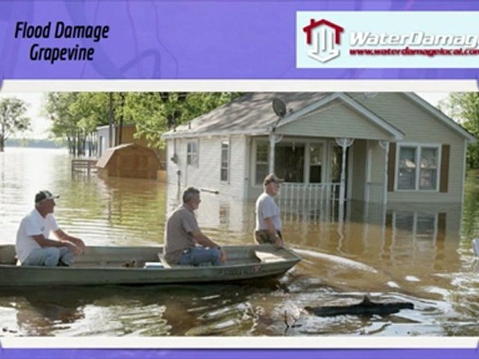 Grapevine Flood Damage ~ Fire Repair