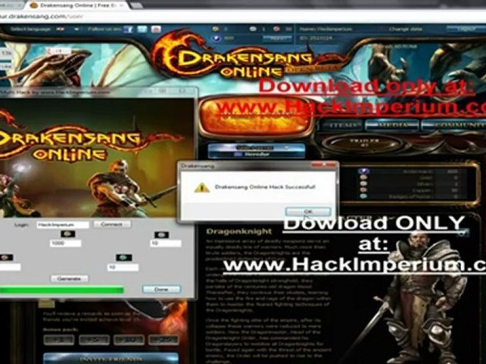 Drakensang Online @ Hack @ Cheat @ May 2012 Update Download