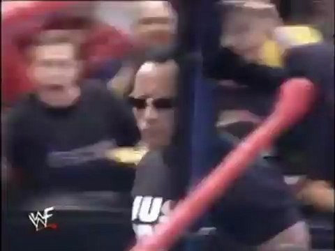 The Rock,Shane McMahon,Chris Benoit Moment at Fully Loaded 2000