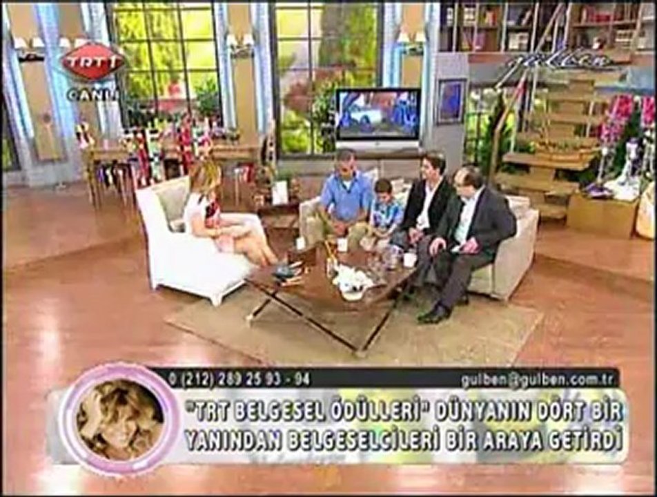 GÜLBEN - TRT Belgesel Ödülleri ve Yönetmen Emad Burnat ile Fuat Kale 07.05.12