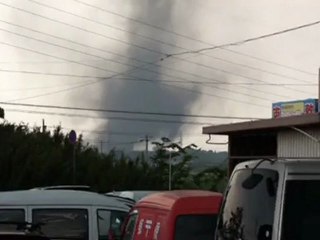 Tornado rips through Japan city