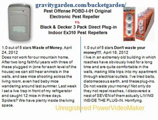 Pest Offense POBD-I-01 Original Electronic Pest Repeller vs. Black & Decker  3 Pack Direct Plug-in Indoor Ex310 Pest Repellers - video Dailymotion