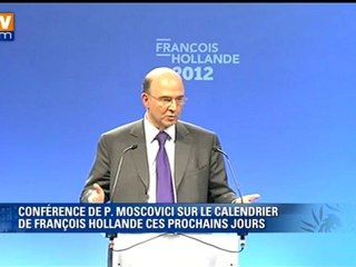 Hollande rencontrera Merkel à Berlin "juste après le 15 mai" (Moscovici)