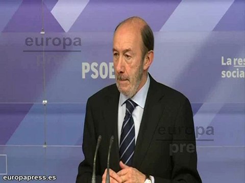 Rubalcaba rechaza rescatar Bankia con dinero público