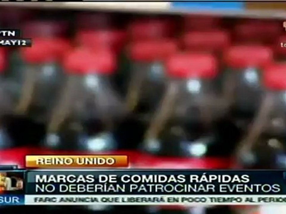 Critican patrocinio de Mc Donalds y Coca Cola en JJ.OO.