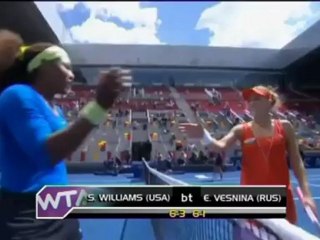 Serena Williams batte Vesnina - Madrid, 1 turno