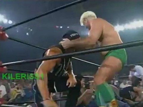 WCW 1996 - nwo attacks sting , lex luger ...