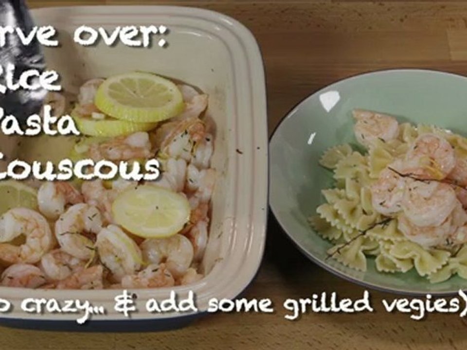 Roasted Lemon Garlic Shrimp