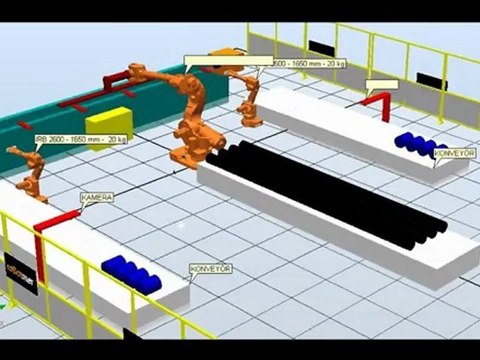 ABB Robotics- IRB 7600 with IRB 2600 Robots - ROBOTMER Plastik PVC Boru Uretimi