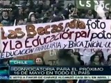 Estudiantes chilenos anuncian protestas