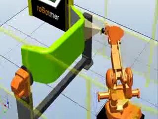 ABB ROBOT  ROBOTMER IRB 2400 - KAMERA SIMULASYONU ABB ROBOT STUDIO