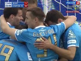 Зенит - Спартак. 1 тайм