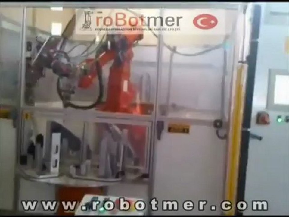 ABB Robot ROBOTMER IRB 4400 Sealing Flaming  Alevleme
