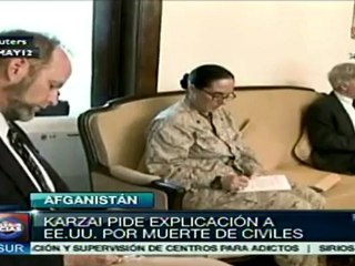 Karzai pide a la OTAN explicaciones por muerte de civiles