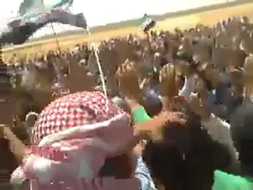 فري برس ثورة الفرات  ديرالزور ذيبان تشييع الشهيد حبيب العيسى 7 5 2012 Deirezzor
