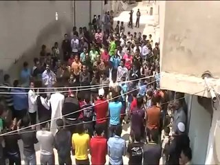 فري برس ادلب حزانو مظاهرة الاحد 6 4 2012   Idlib