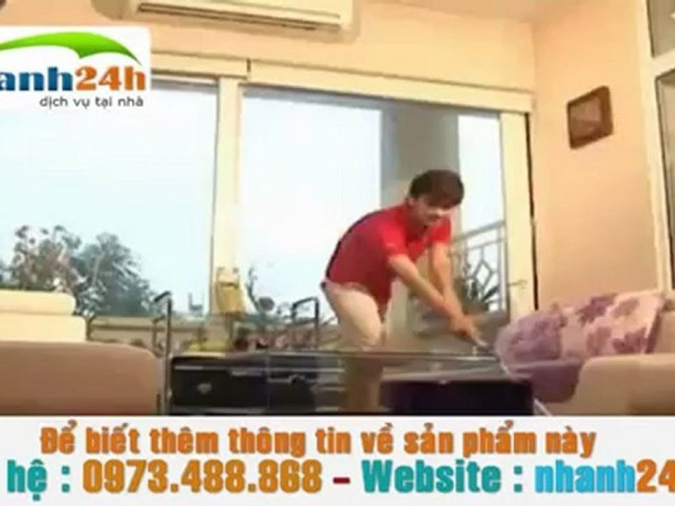 Cây lau nhà 360 độ nhập khẩu từ Thái Lan - Chổi lau nhà 360 độ - Nhanh24h.vn (SD)