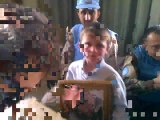 فري برس ادلب  كفرومة  لقاء لجنة المراقبين  مع  ابن الشهيد زهير الدرويش قاشوش كفرومة 6   5   2012 Idlib