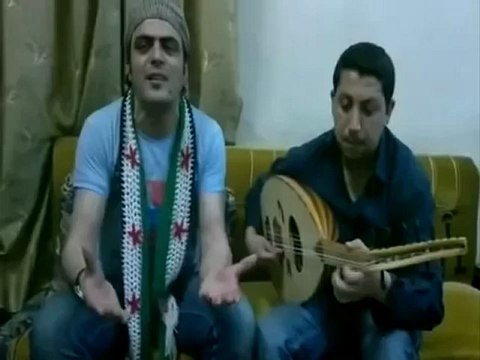 فري برس ادلب فنان الثورة معرة النعمان اهداء للاحرار ولشهداء الثورة 6 5 2012 Idlib