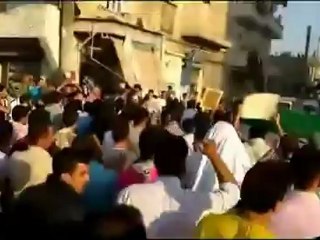 فري برس المجلس العام لقيادة الثورة في حلبالصاخور تشييع الشهيد المنشق محمد عبدو علي الفرهوي غيابيا 6 5 2012 Aleppo