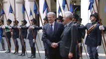 Roma - Arrivo del Primo Ministro della Repubblica di Albania, Sali Berisha (07.05.12)