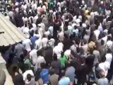 فري برس دمشق كفرسوسة حشود المشيعين تصل إلى ساحة الشهداء 5 5 2012 Damascus