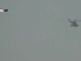 فري برس غوطة دمشق  تحليق طيران مروحي كثيف منذ الصباح  5 5 2012 ج2 Damascus