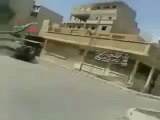 فري برس  ديرالزور تواجد الدبابات في دوار غسان عبود 5 5 2012 Deirezzor