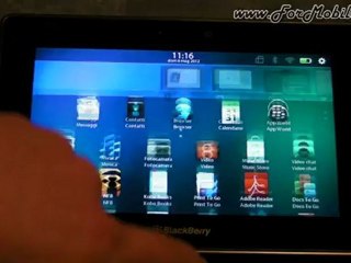 BlackBerry PlayBook 16 GB Wi-Fi - Demo gestures essenziali e multitasking