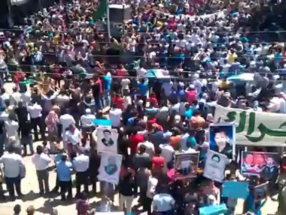فري برس درعا مهد الثورة مدينة الحراك جمعة إخلاصنا خلاصنا 4 5 2012 Daraa