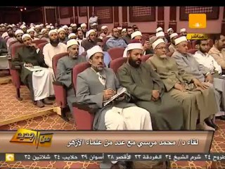 من جديد: مرسي في مؤتمر علماء الأمة رواد النهضة