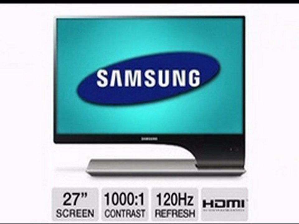 Samsung S27A950D 27-Inch Class 3D LED Monitor (Black)