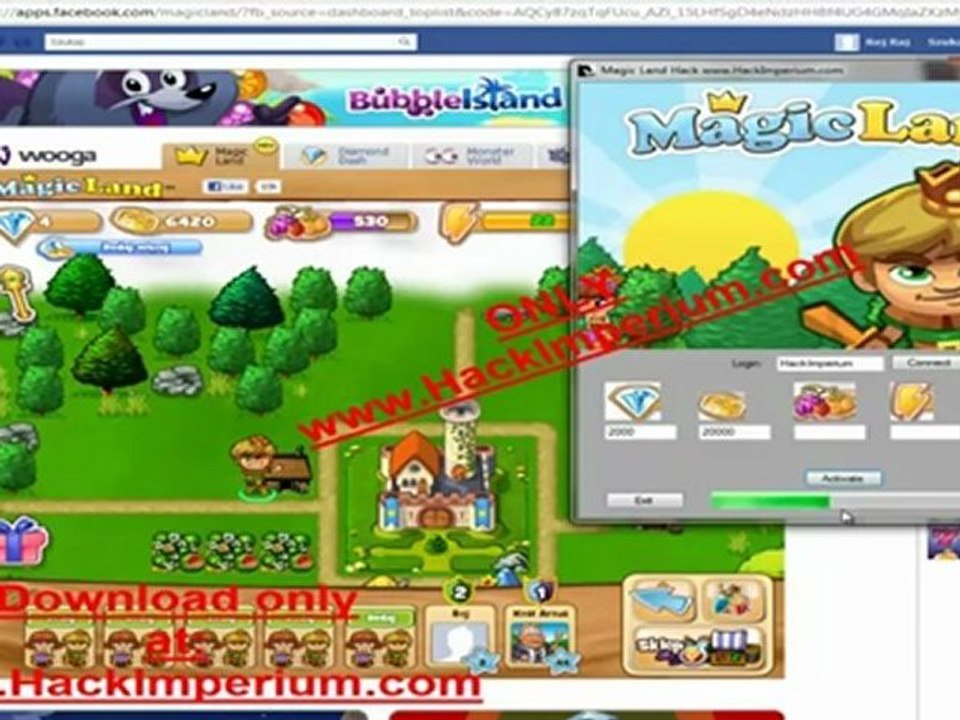 Magic Land * Hack * Cheat * May 2012 Update Download