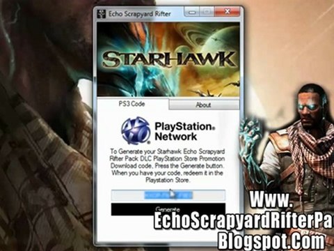 Starhawk Echo Scrapyard Rifter Pack DLC Unlock - PS3