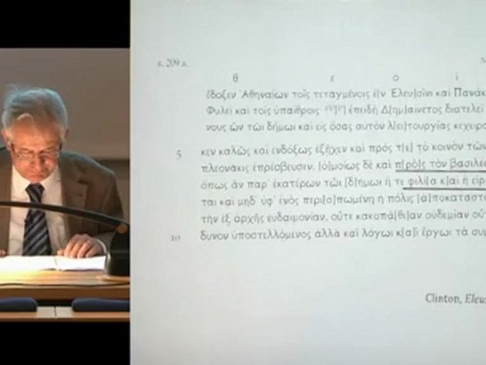 Denis Knoepfler- Athenes hellénistique - 9 mars 2012 - II