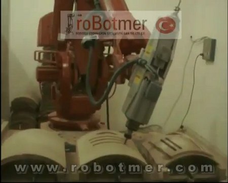 ABB -ROBOTMER- IRB 6400 Ahsap Isleme Robot Freze Milling