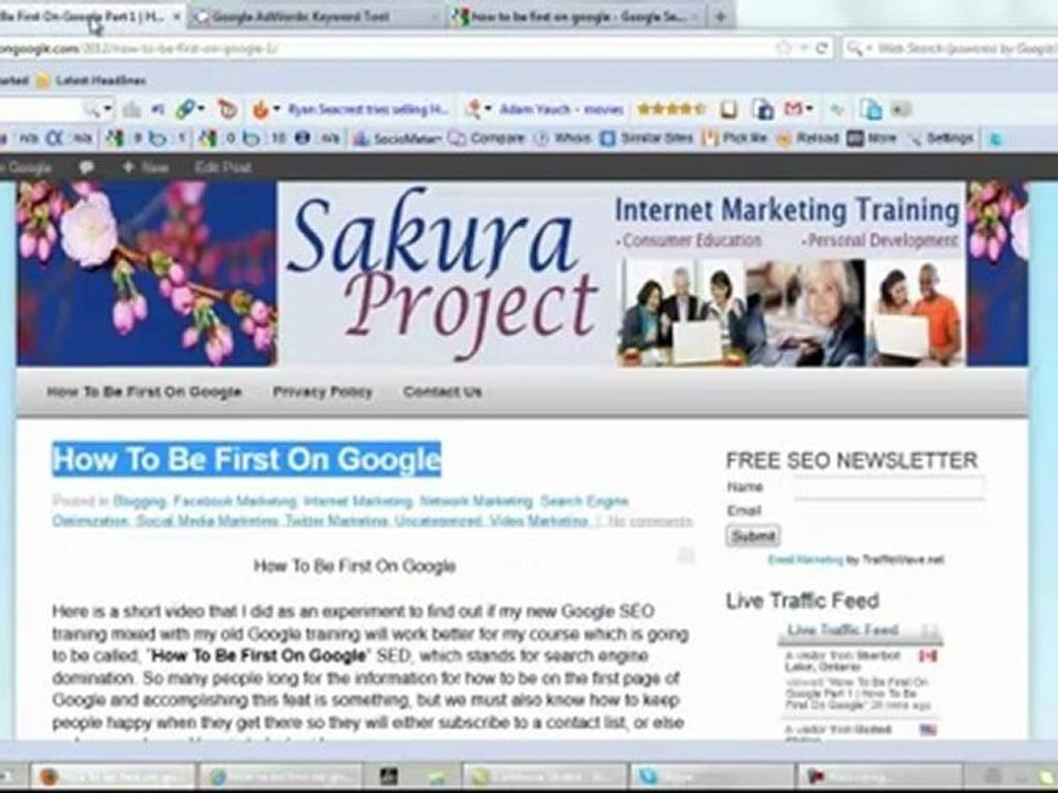 How To Be First On Google In 5 Steps