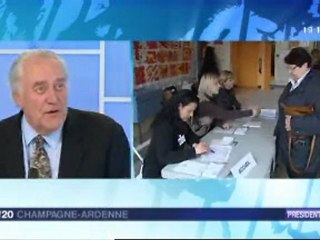 Jean-Paul Bachy (DVG), invité du 19/20 du 07/05/2012