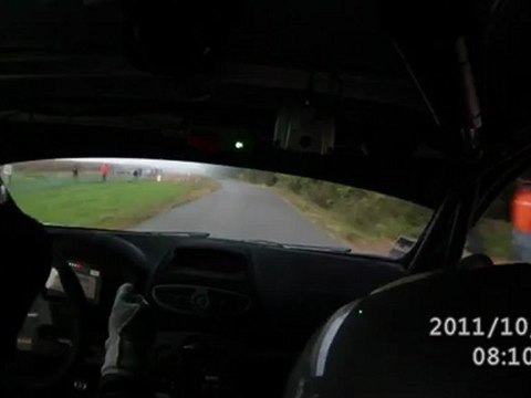 WRC Rallye de france 2011Rallye es 18 Olivier Courtois et Damien Jole.