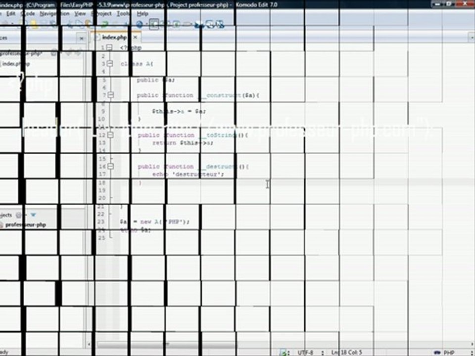 POO PHP - CLASS - METHODES MAGIQUES - Apprendre PHP avec Professeur-PHP.com