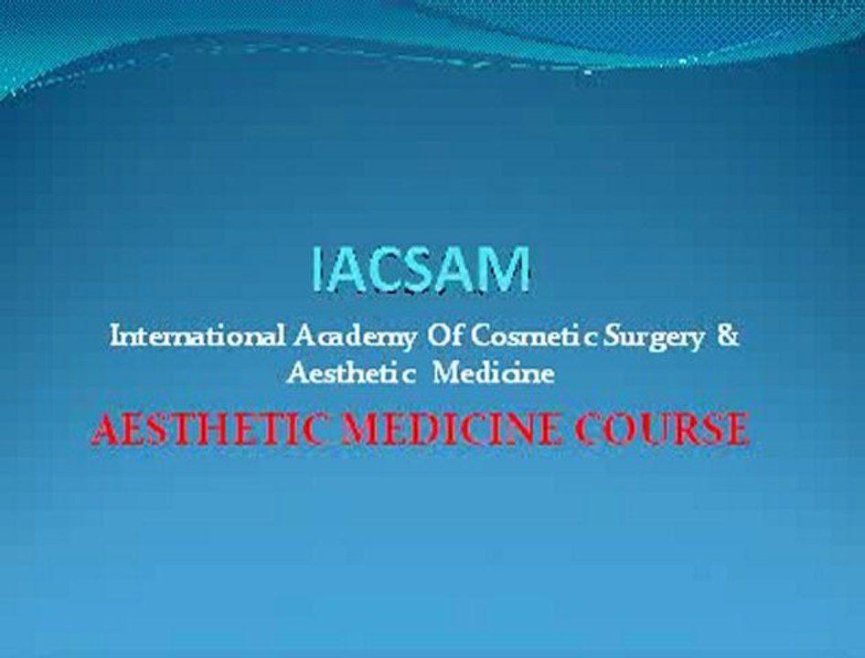 aesthetic-medicine-course-video-dailymotion