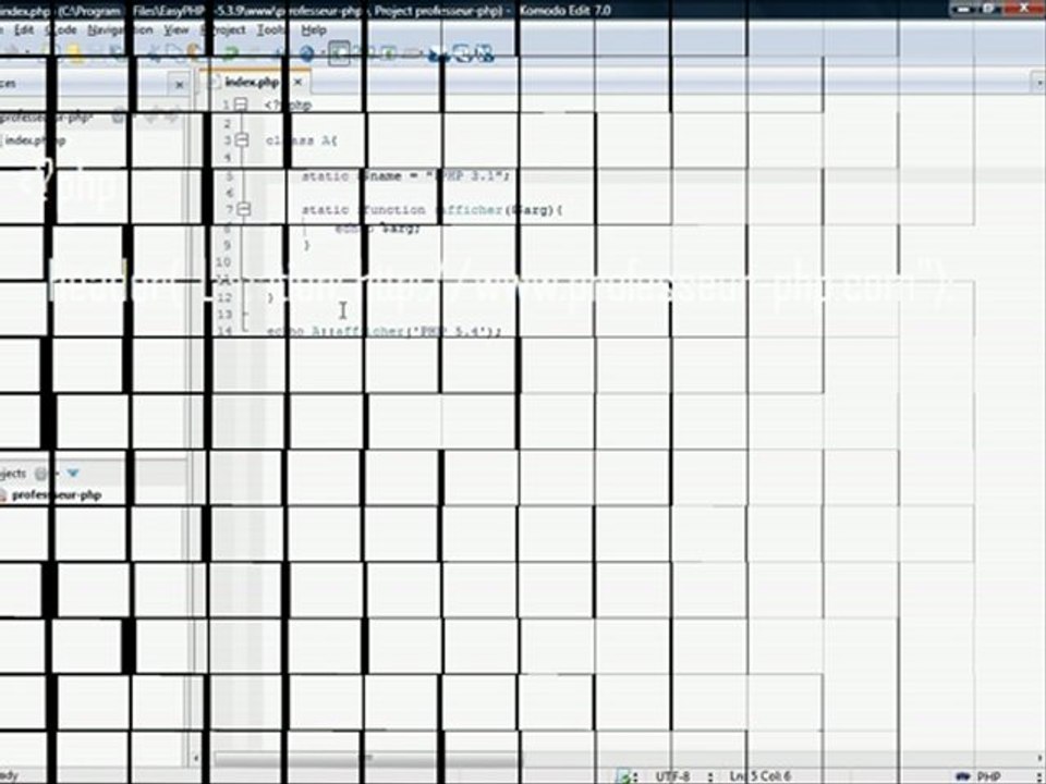 POO PHP - CLASS - STATIC - Apprendre PHP avec Professeur-PHP.com