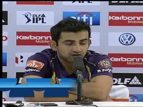Gautam Gambhir post match PC 8MAY