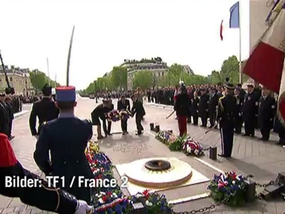 Hollande und sarkozy erstmals gemeinsam bei weltkriegs-gedenken