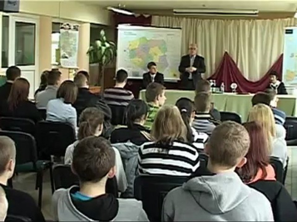 Spotkanie uczniów technikum logistycznego w Zespole Szkół Nr 1 w Ostrowi Mazowieckiej 2012