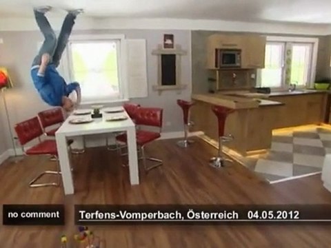 Une maison à l'envers en Autriche